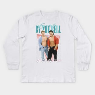 Saved By The Bell -  90s Styled Aesthetic Design Kids Long Sleeve T-Shirt